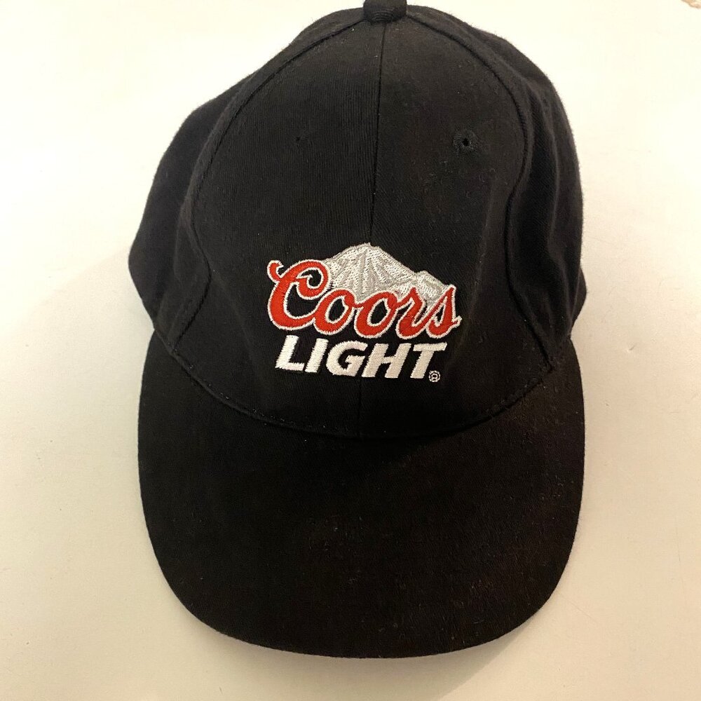 Coors Light Baseball Cap Hat black One Size Fits Most Acme